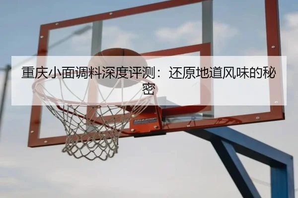 重庆小面调料深度评测：还原地道风味的秘密（leyu）
